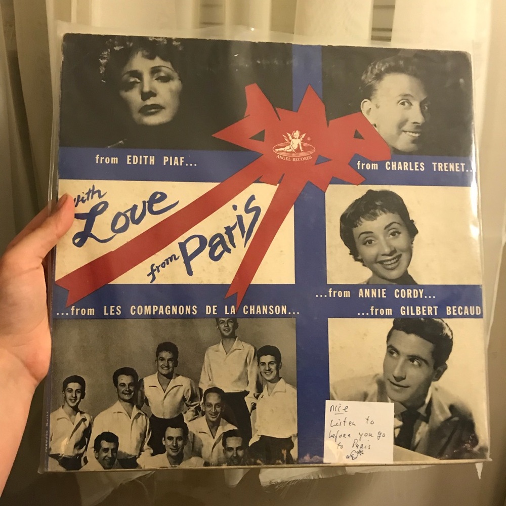 1956 With Love From P A R I S vinyl record